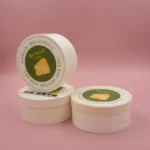 Безопасная для пищевых продуктов, биоразлагаемая, компостируемая, одноразовая круглая деревянная коробка для торта — изображение 6